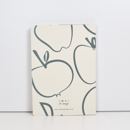 VENT for change A5 Orchard Apple Lined Paper Notebook - Green