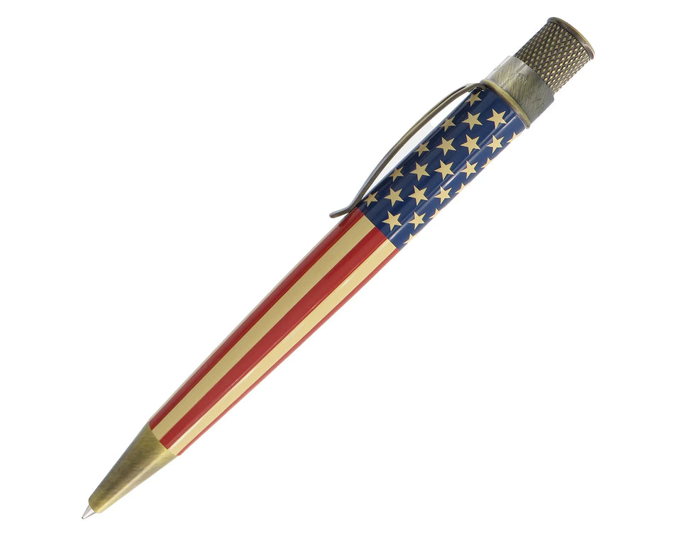Retro 51 Tornado Vintage Metalsmith - Tribute 250 Flag Rollerball