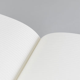 VENT for change A5 Notebook Recycled Leather - Dusty Blue
