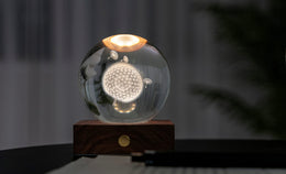 Gingko Amber Crystal Light - Dandelion