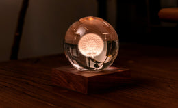 Gingko Amber Crystal Light - Dandelion