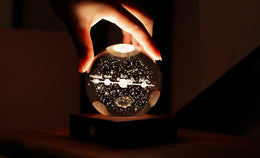 Gingko Amber Crystal Light - Solar System