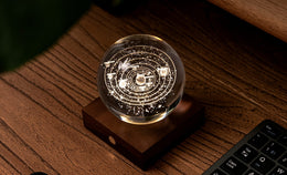 Gingko Amber Crystal Light - Solar System