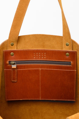 Moore and Giles Welden Tote - Vail Chestnut & Douglas Cognac