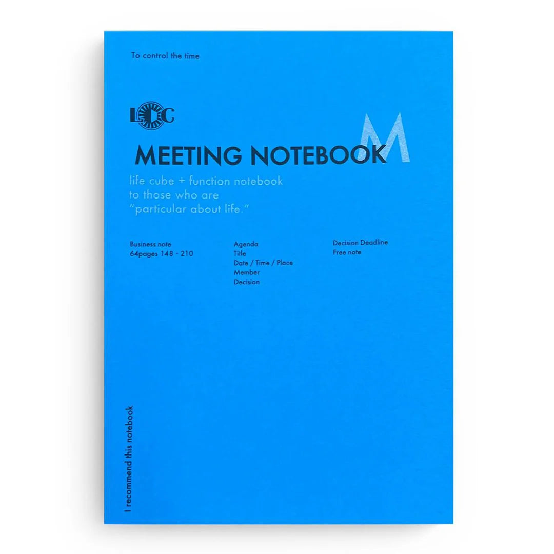 Luddite Function Notebook A5 - Meeting Notebook