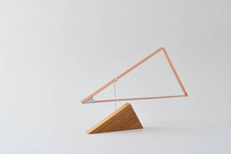 Moving sculpture Plant dyed Aluminum | Sail away: Pink