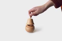 Senser Woodcraft Pear Toothpick Holder - Natural