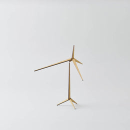 Handmade Kinetic Wood Art Decor | Place To Be | size S: Walnut