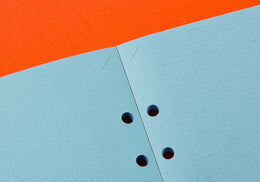 PLOTTER Blue Paper 2mm Grid Quadrant Graph 80sheets - Bible Size