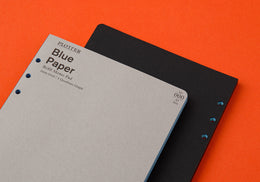 PLOTTER Blue Paper 2mm Grid Quadrant Graph 80sheets - Mini Size