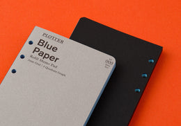 PLOTTER Blue Paper 2mm Grid Quadrant Graph 80sheets - Mini Size