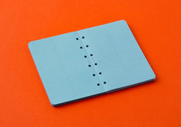 PLOTTER Blue Paper 2mm Grid Quadrant Graph 80sheets - Bible Size