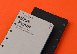 PLOTTER Blue Paper 2mm Grid Quadrant Graph 80sheets - Mini Size
