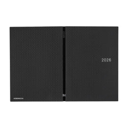 Hobonichi Techo 2026 HON A5 Paper Series: Black and Gingham