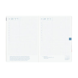 Hobonichi Techo 2026 HON A5 Paper Series: Black and Gingham