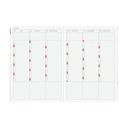 Hobonichi Techo 2026 HON A5 Paper Series: Black and Gingham