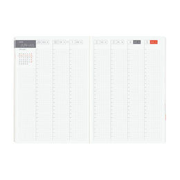 Hobonichi Techo 2026 HON A5 Paper Series: Black and Gingham