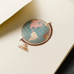 Crane Vintage Globe Note