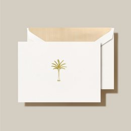 Crane Engraved Palm Tree Notes