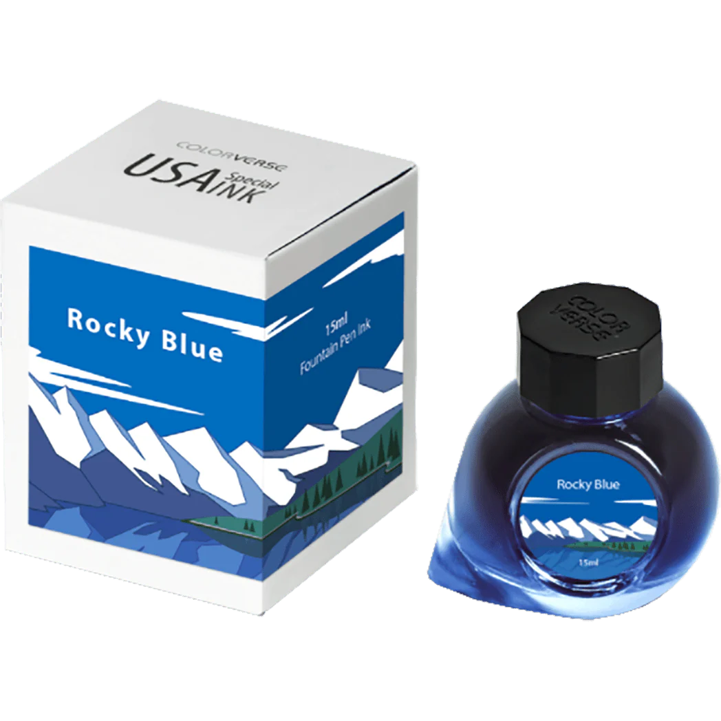 Colorverse USA 15ml Bottled Ink - Rocky Blue (Colorado)
