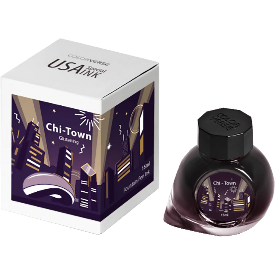 Colorverse USA 15ml Bottled Ink - Chi-Town (Glistening) (Illinois)
