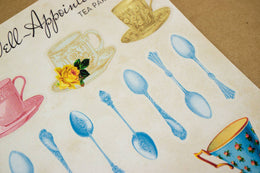 Tea Party Sticker Sheet (24-009)