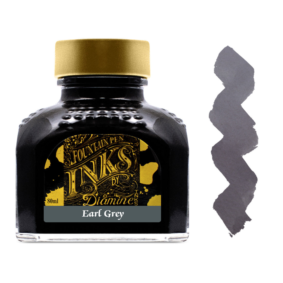 Diamine Bottled Fountain Pen Ink (80ml) - Earl Grey