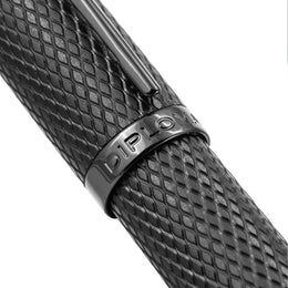 Diplomat Viper Fountain Pen Black Guilloche - Fine/Medium