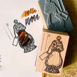 Dominant Industry Wood Stamp - Log of Elixir