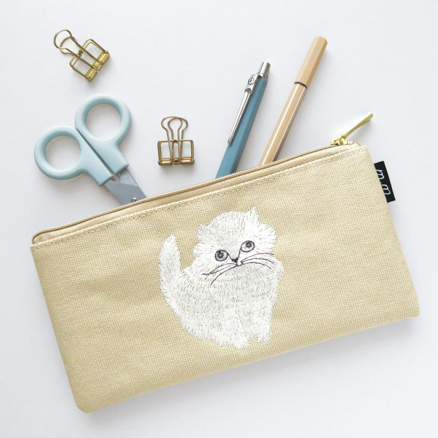 Matoka Miyuki Matsuo Embroidered Pen Case - Minette