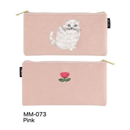 Matoka Miyuki Matsuo Embroidered Pen Case - Amy