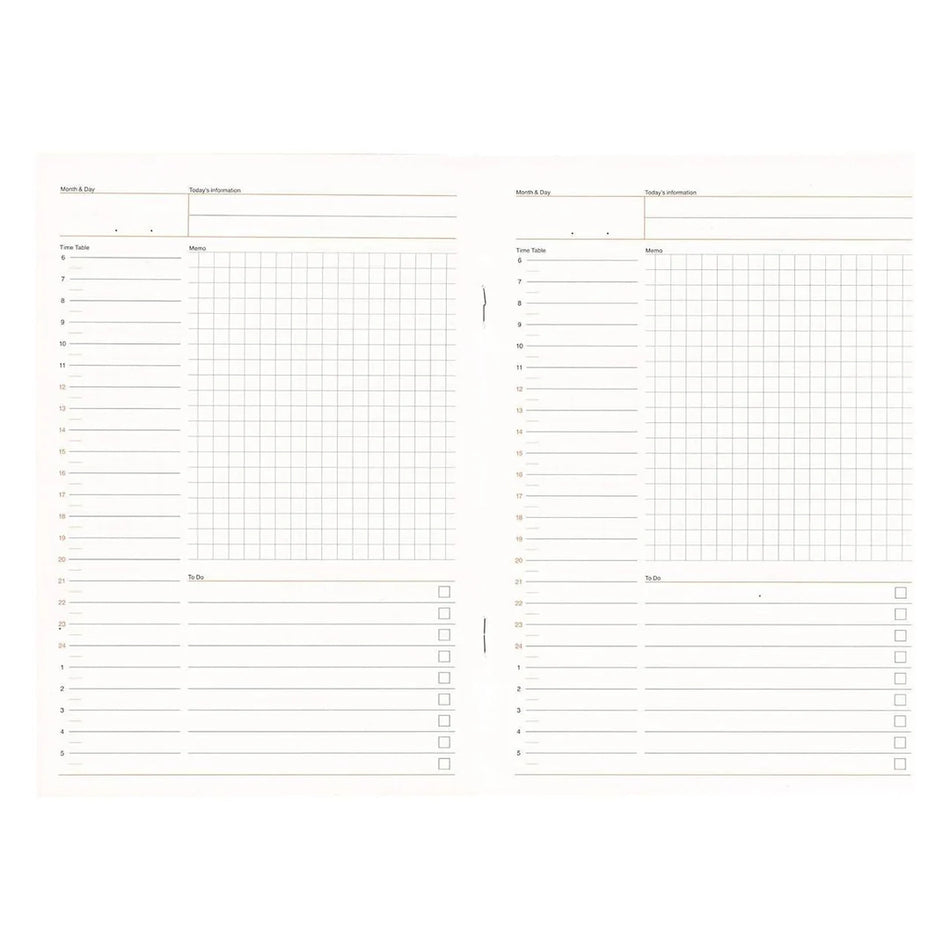 Luddite Function Notebook A5 - Daily Planner