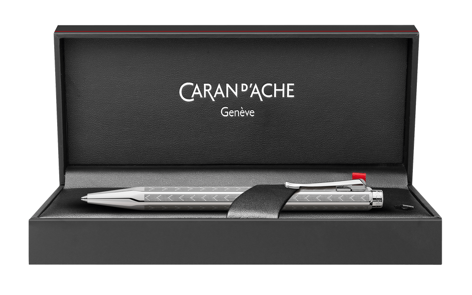 Caran D'ache Ecridor Platinum-coated Ballpoint - Chevron