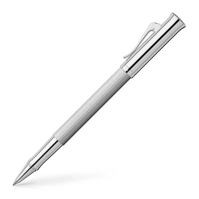 Graf Von Faber Castell Guilloche Rollerball - Barley Rhodium