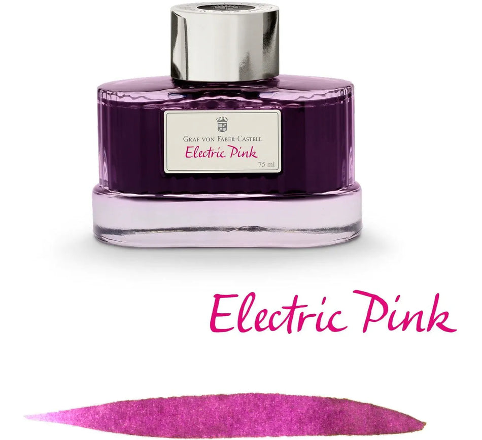Graf Von Faber Castell Bottled Ink 75ml - Electric Pink