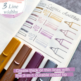 Faber-Castell Metallic Highlighters - Box of 8