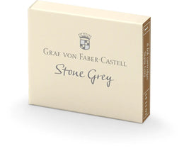 Graf Von Faber Castell Ink Pen Refill Cartridges (6 Pack) - Stone Grey