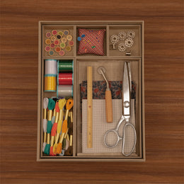 Organizing Bento Box made from Recycled Paper A4: Light Gray