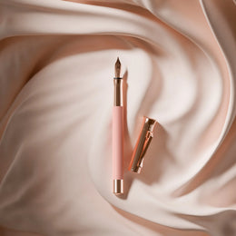 Graf Von Faber Castell Guilloche Fountain Pen - Rose Blush