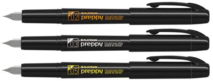Platinum Preppy Fountain Pen - Black Series (Special Edition)