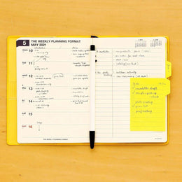 HIGHTIDE Sticky Tab - Yellow (Lined)