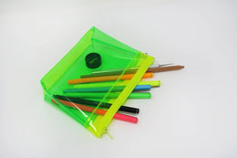 Kate Corn Yellow & Green Jelly Flat-Bottom Pouch
