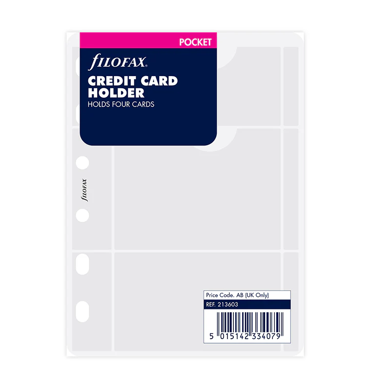 Filofax Credit Card Holder - Pocket