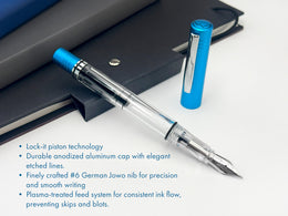 Monteverde MP1 Fountain Pen Bright Blue - Omniflex