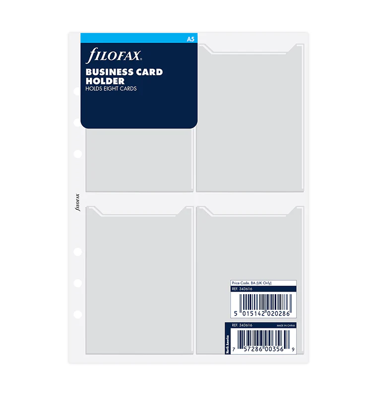 Filofax Business Card Holder - A5
