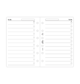 Filofax Pocket To Do Refill