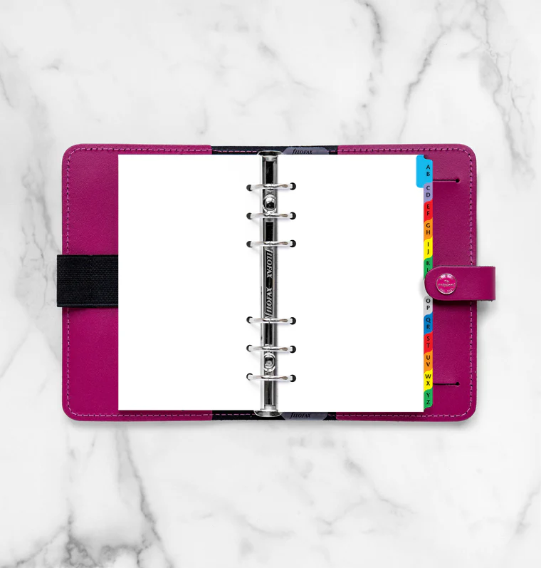 Filofax Personal A-Z Dividers with Colored Tabs