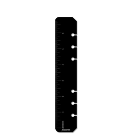 Filofax Personal Ruler Page Marker Black