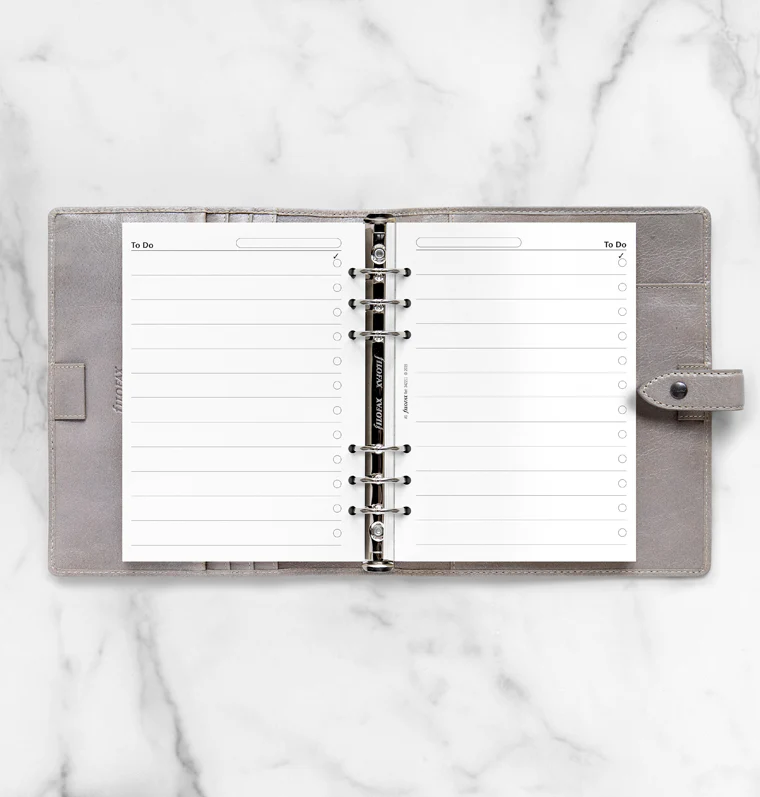 Filofax A5 To Do Refill