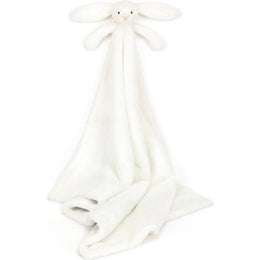 Jellycat Bashful Luxe Bunny Plush Baby Blankie - White